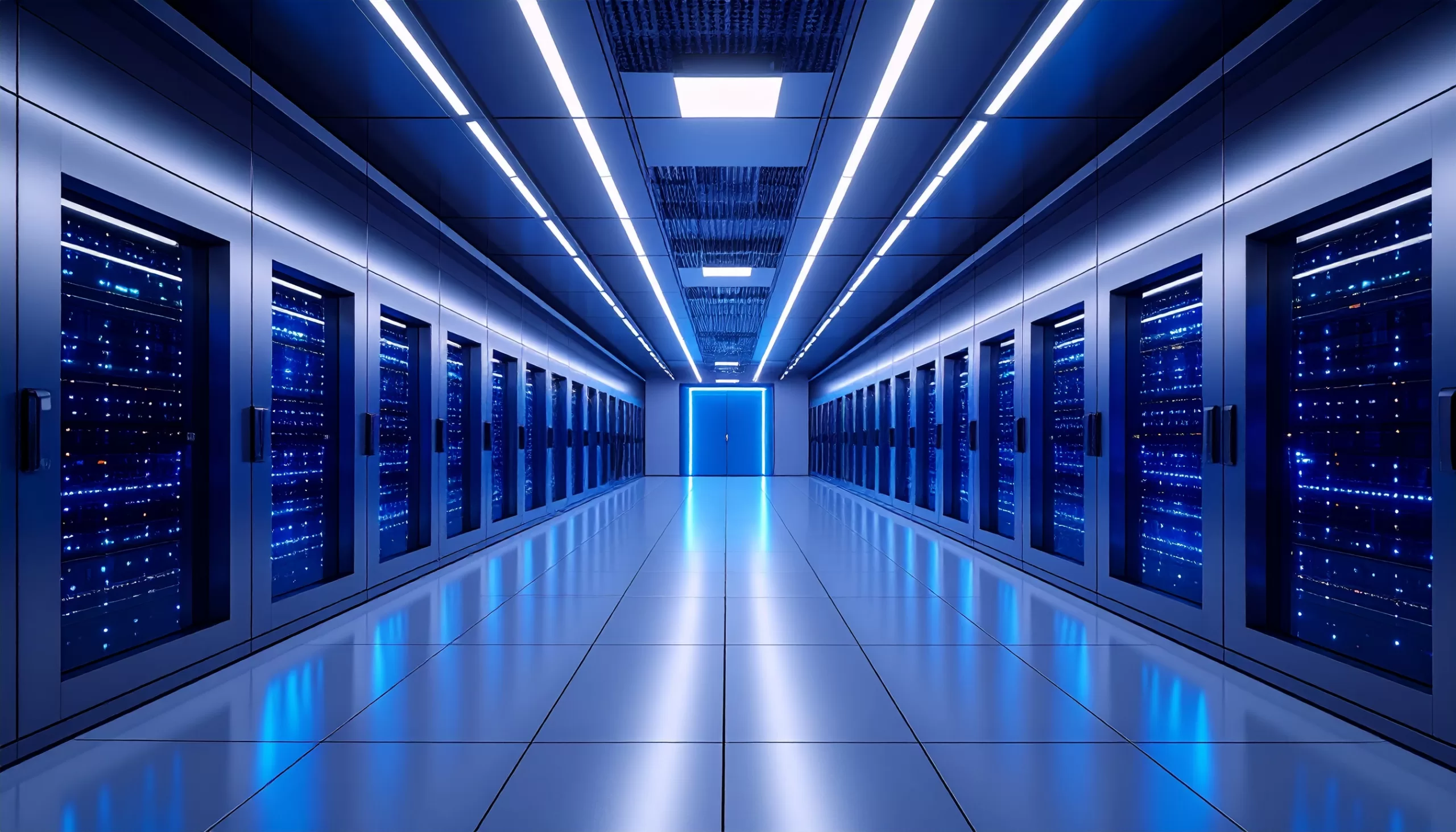 Advanced Server Room for Semiconductor and AI Industry